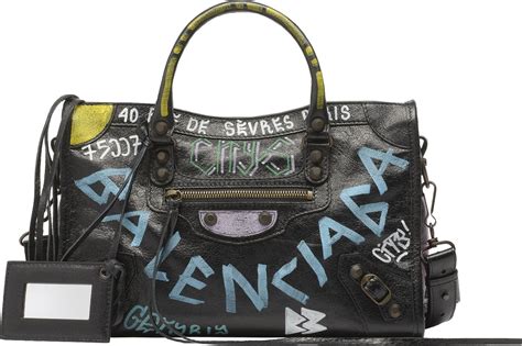 balenciaga graffiti bag fake|balenciaga graffiti bag sale.